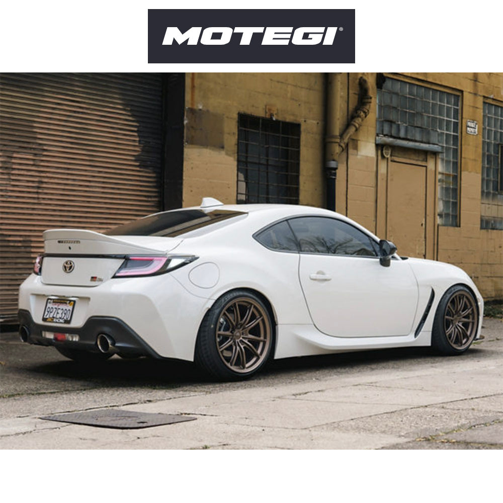 トヨタ GR86用 モテギ レーシング ゼントク 18x9.5J ET 38 フロント&リア バーント・ブロンズ フローフォーミング・アルミニウムホイール4本セット (消費税、送料込み)