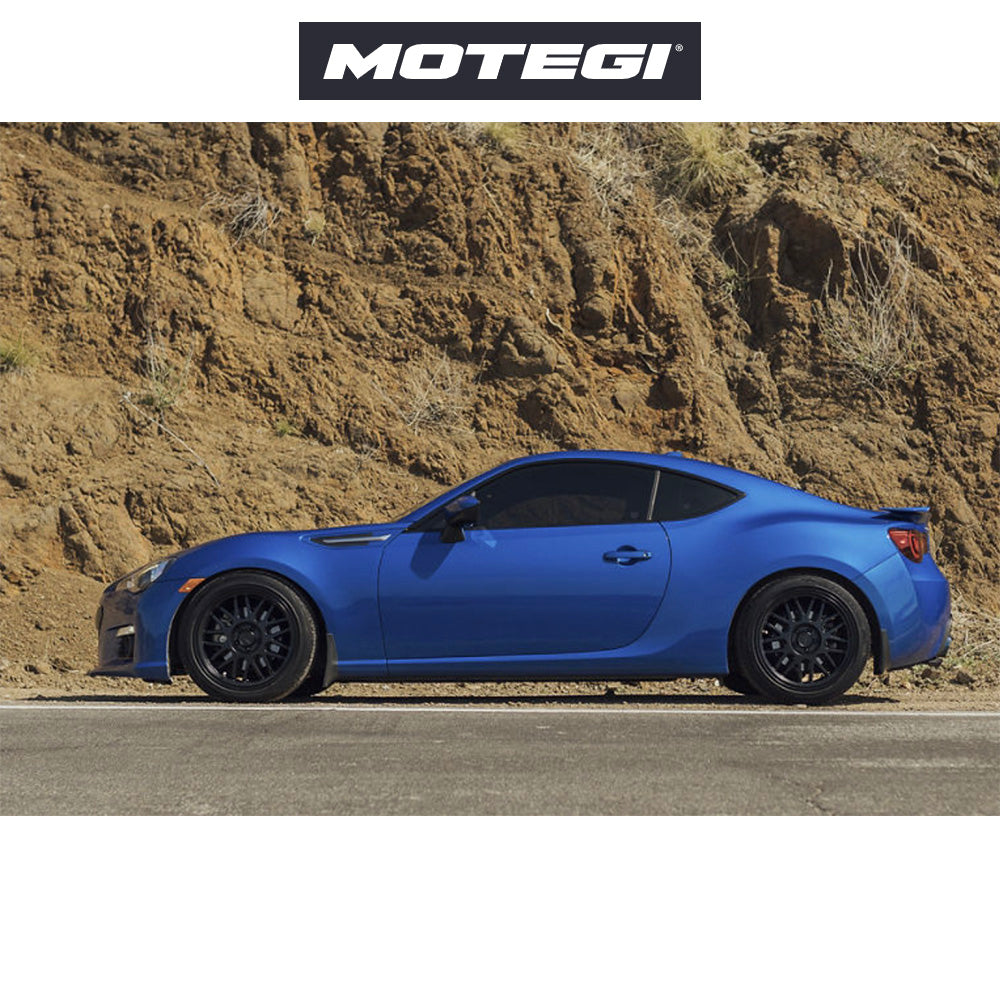 テスラ モデル3 (TESLA Model 3)用 モテギ M9 18x8.5J サテンブラック ホイール4本セット Motegi M9 MR144 18X8.5 5X4.5 S-BLK 35MM (送料無料)
