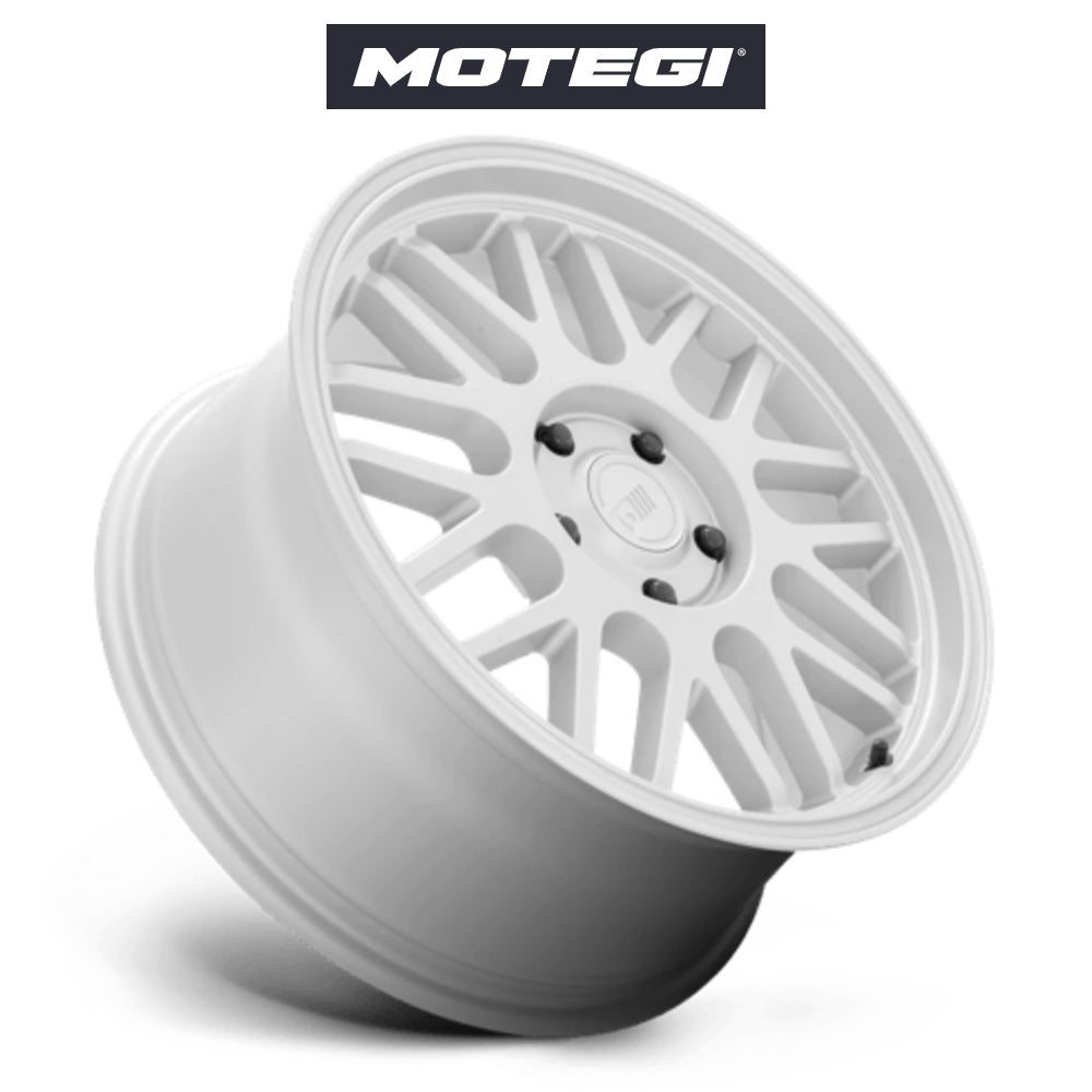 テスラ モデル3 (TESLA Model 3)用 モテギ M9 18x8.5J ハイパーシルバー ホイール4本セット Motegi M9 MR144 18X8.5 5X4.5 HYPER SLV 35MM (送料無料)
