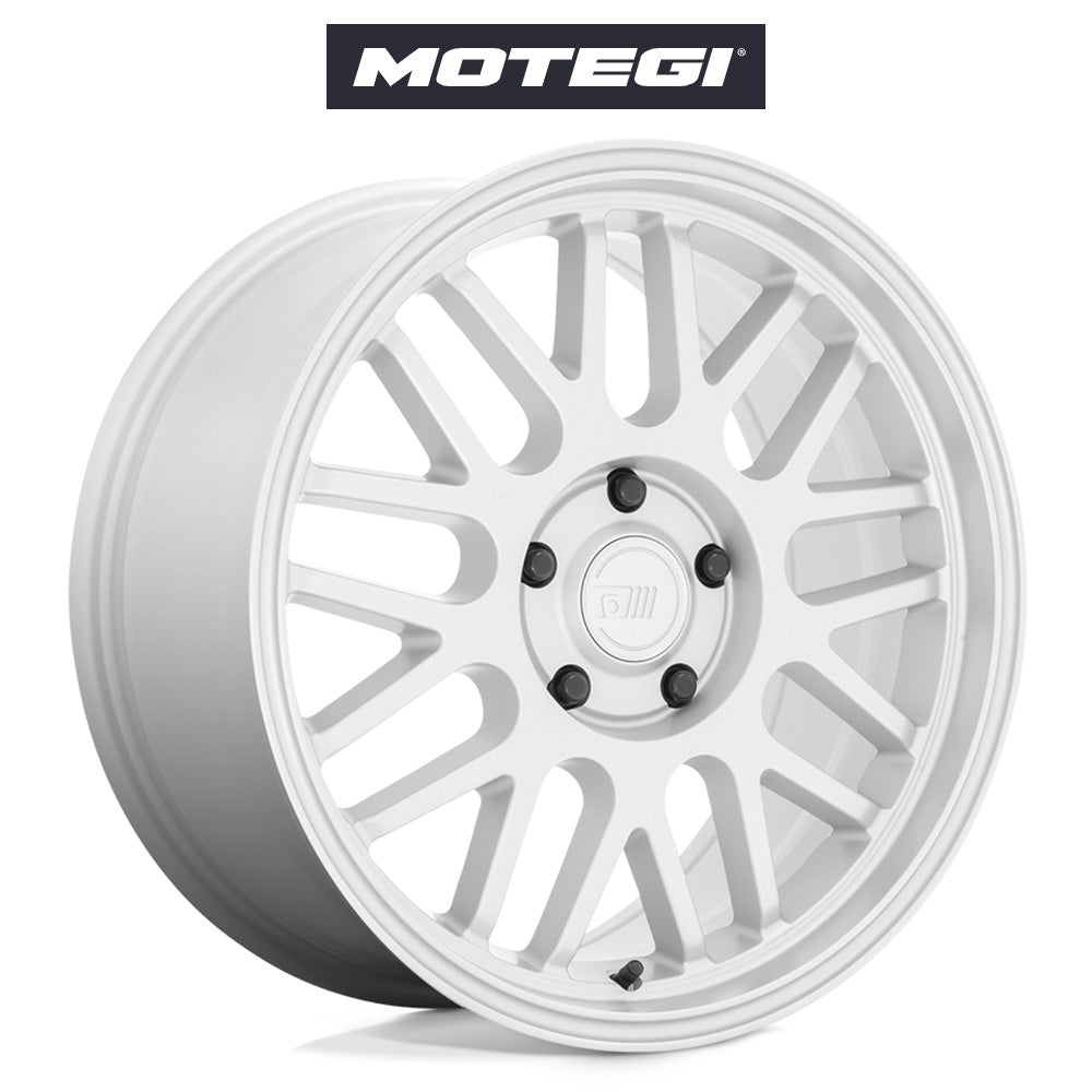 テスラ モデル3 (TESLA Model 3)用 モテギ M9 18x8.5J ハイパーシルバー ホイール4本セット Motegi M9 MR144 18X8.5 5X4.5 HYPER SLV 35MM (送料無料)