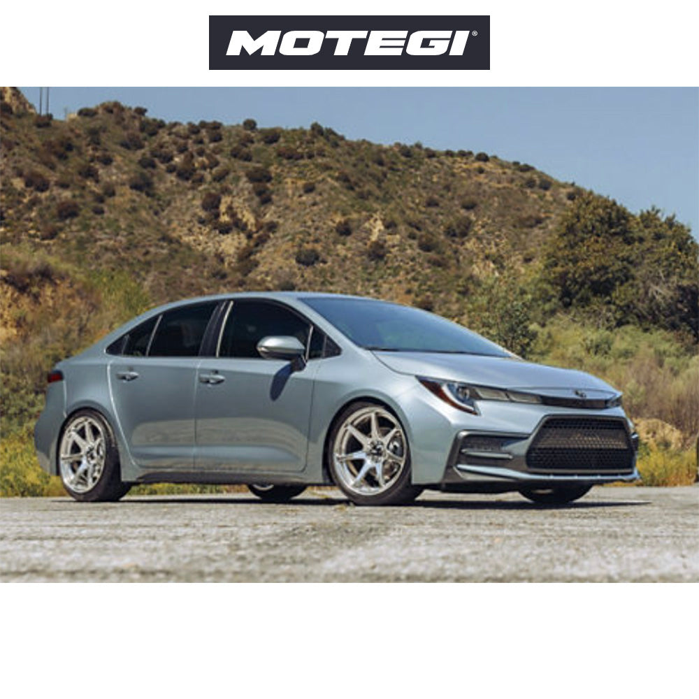 トヨタ GRカローラ用 モテギ バトル 18x8J ET 30 ポリッシュド ホイール4本セット Motegi BATTLE 18X9.5 5X4.5 72 +30 POL (消費税、送料込み)
