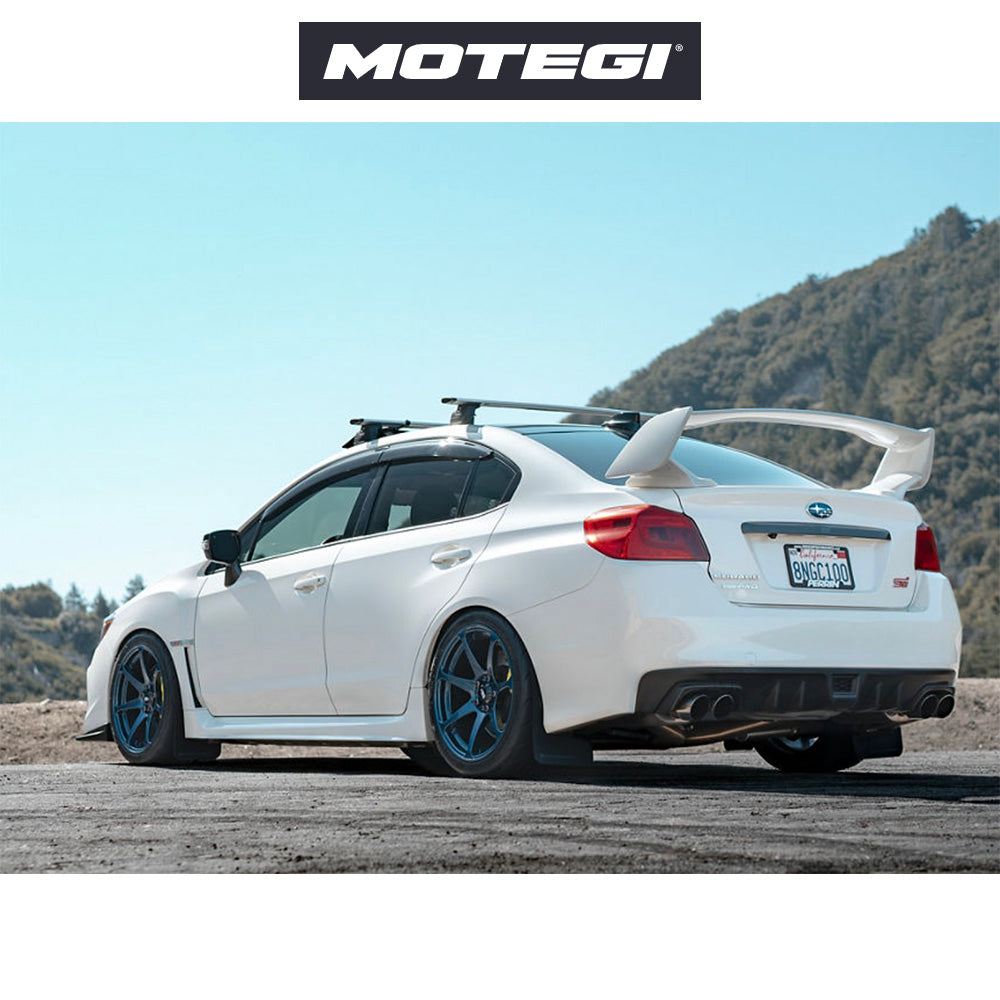 テスラ モデル3 (TESLA Model 3)用 モテギ バトル 18x9.5J ミッドナイトブルー ホイール4本セット Motegi Battle MR154 18X9.5 5X4.5 MN-BLUE 38MM (送料無料)