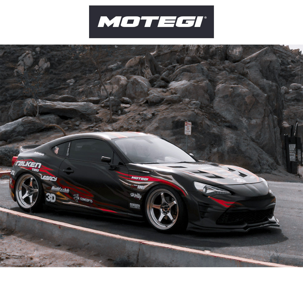 テスラ モデル3 (TESLA Model 3)用 モテギ バトル V 18x9.5J グレーマシンドストライプ ホイール4本セット Motegi Battle V MR159 18X9.5 5X4.5 GZA-MCH 38MM (送料無料)