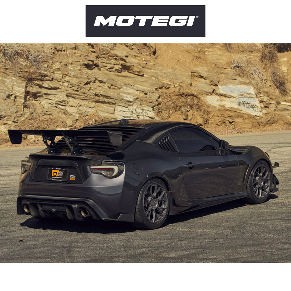 トヨタ GRカローラ用 モテギ レーシング MR147 18x8.5J ET 35 フロント&リア サテンブラック フロー成形アルミニウムホイール4本セット Motegi MR147 18X8.5 5X4.5 S-BLK 35MM (消費税、送料込み)