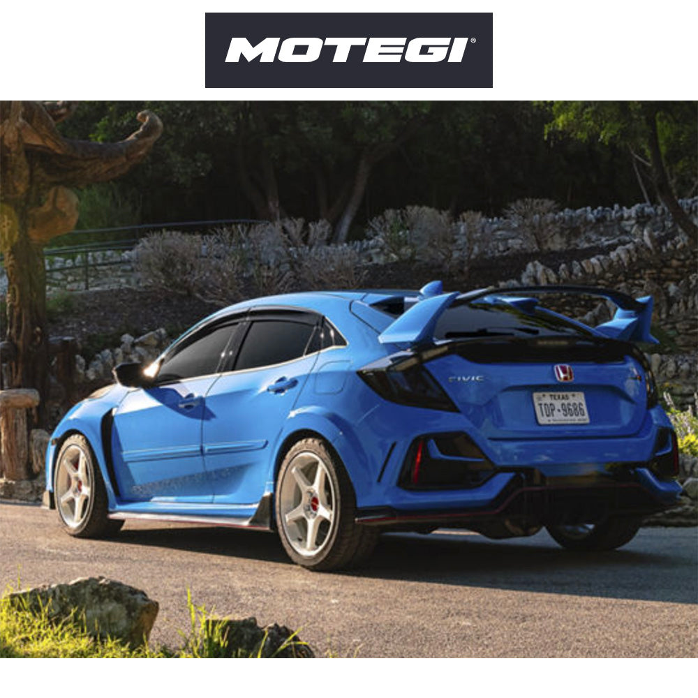 ホンダ シビック用 モテギ レーシング バトル5 18x8.5J ET 35 フロント&リア ホワイト フローフォーミング・アルミニウムホイール4本セット (消費税、送料込み)