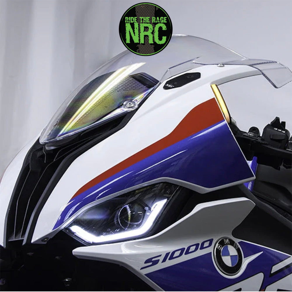 2020年から現行年式モデル BMW S1000RR用 NRC ニューレイジサイクル LEDフロントターンシグナルキット (ミラーカバー付き) BMW S1000RR FRONT TURN SIGNALS (2020-PRESENT) (送料無料)