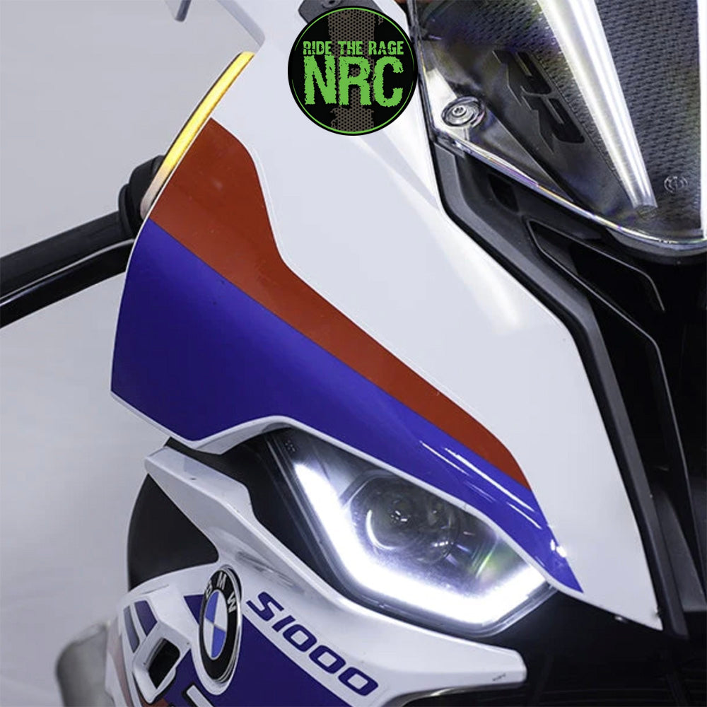 2020年から現行年式モデル BMW S1000RR用 NRC ニューレイジサイクル LEDフロントターンシグナルキット (ミラーカバー付き) BMW S1000RR FRONT TURN SIGNALS (2020-PRESENT) (送料無料)