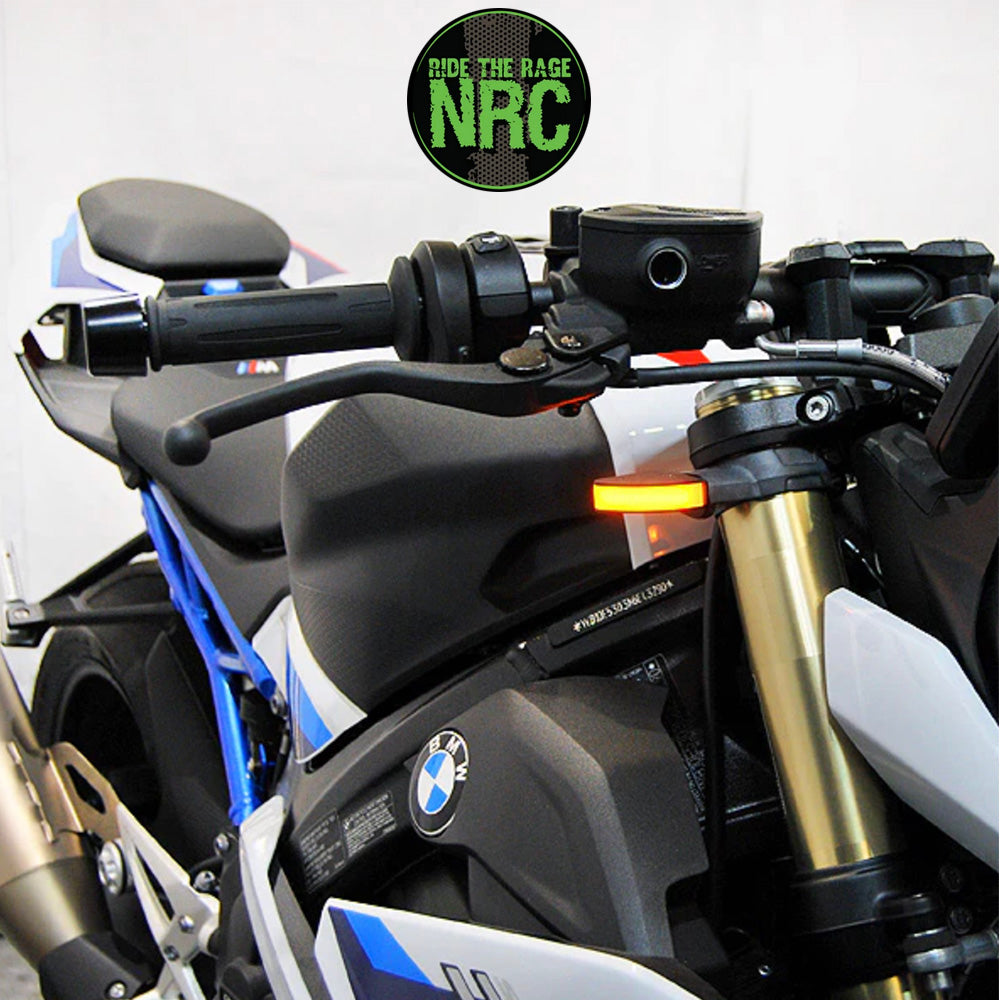 2021年から現行年式モデル BMW S1000R用 NRC ニューレイジサイクル LEDフロントターンシグナルキット BMW S1000R FRONT TURN SIGNALS (2021-PRESENT) (送料無料)