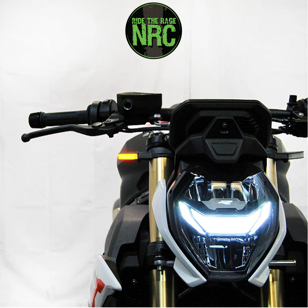 2021年から現行年式モデル BMW S1000R用 NRC ニューレイジサイクル LEDフロントターンシグナルキット BMW S1000R FRONT TURN SIGNALS (2021-PRESENT) (送料無料)