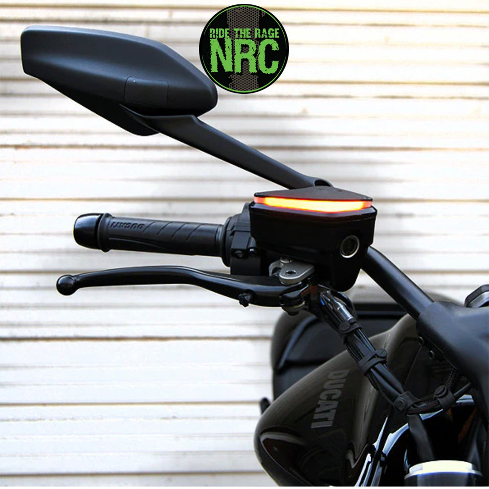 2023年から現行年式モデル DUCATI ディアベルV4用 NRC ニューレイジサイクル LEDフロントターンシグナルキット DUCATI DIAVEL V4 FRONT TURN SIGNALS (2023 - PRESENT) (送料無料)