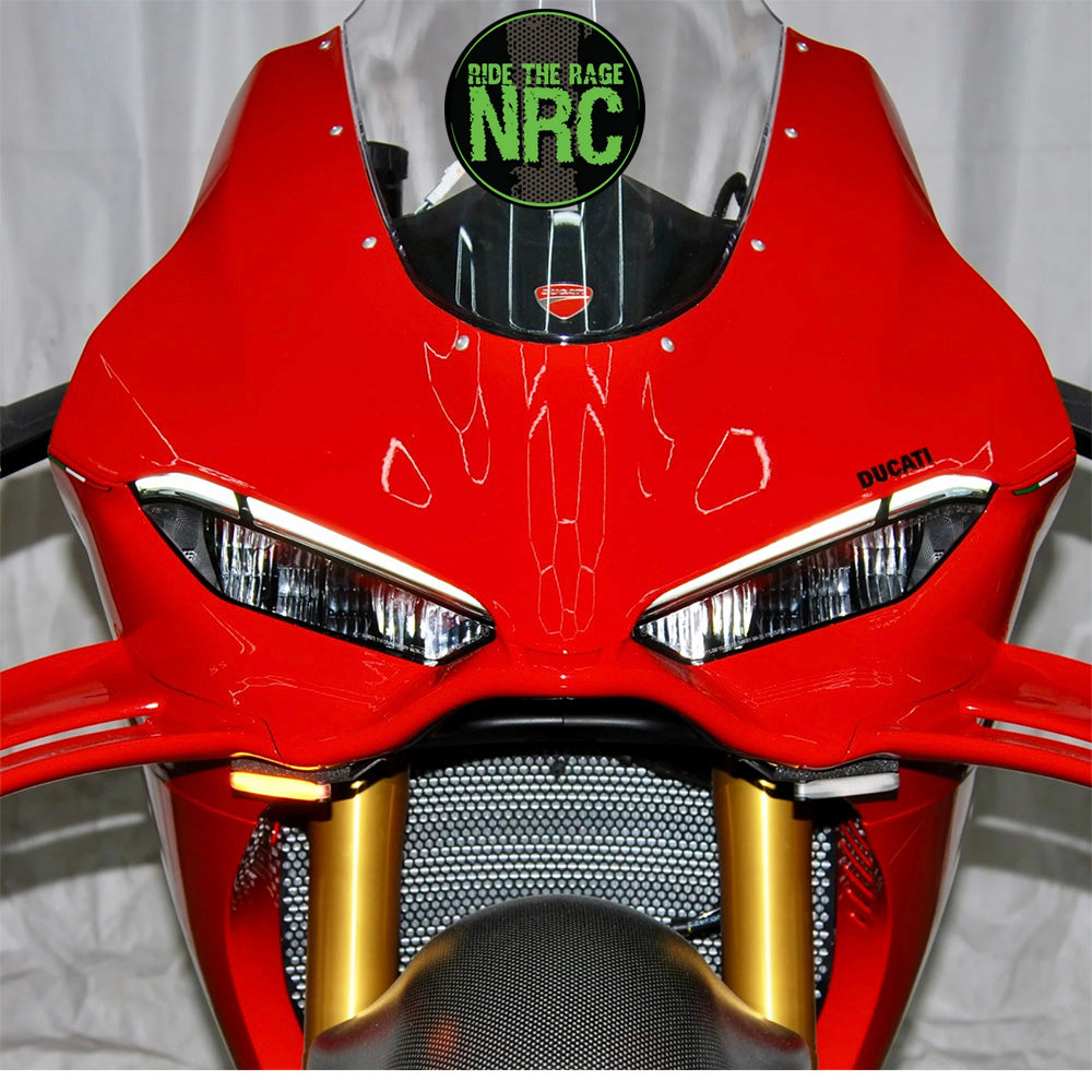 2025年から現行年式モデル DUCATI パニガーレV4用 NRC ニューレイジサイクル LEDフロントターンシグナルキット DUCATI V4 PANIGALE FRONT TURN SIGNALS (2025-PRESENT) (送料無料)