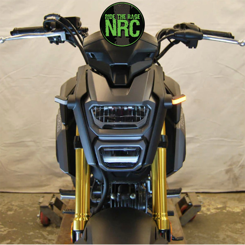 2017年から現行年式モデル ホンダ グロム用 NRC ニューレイジサイクル LEDフロントターンシグナルキット HONDA GROM FRONT SIGNALS (2013-2020) (送料無料)