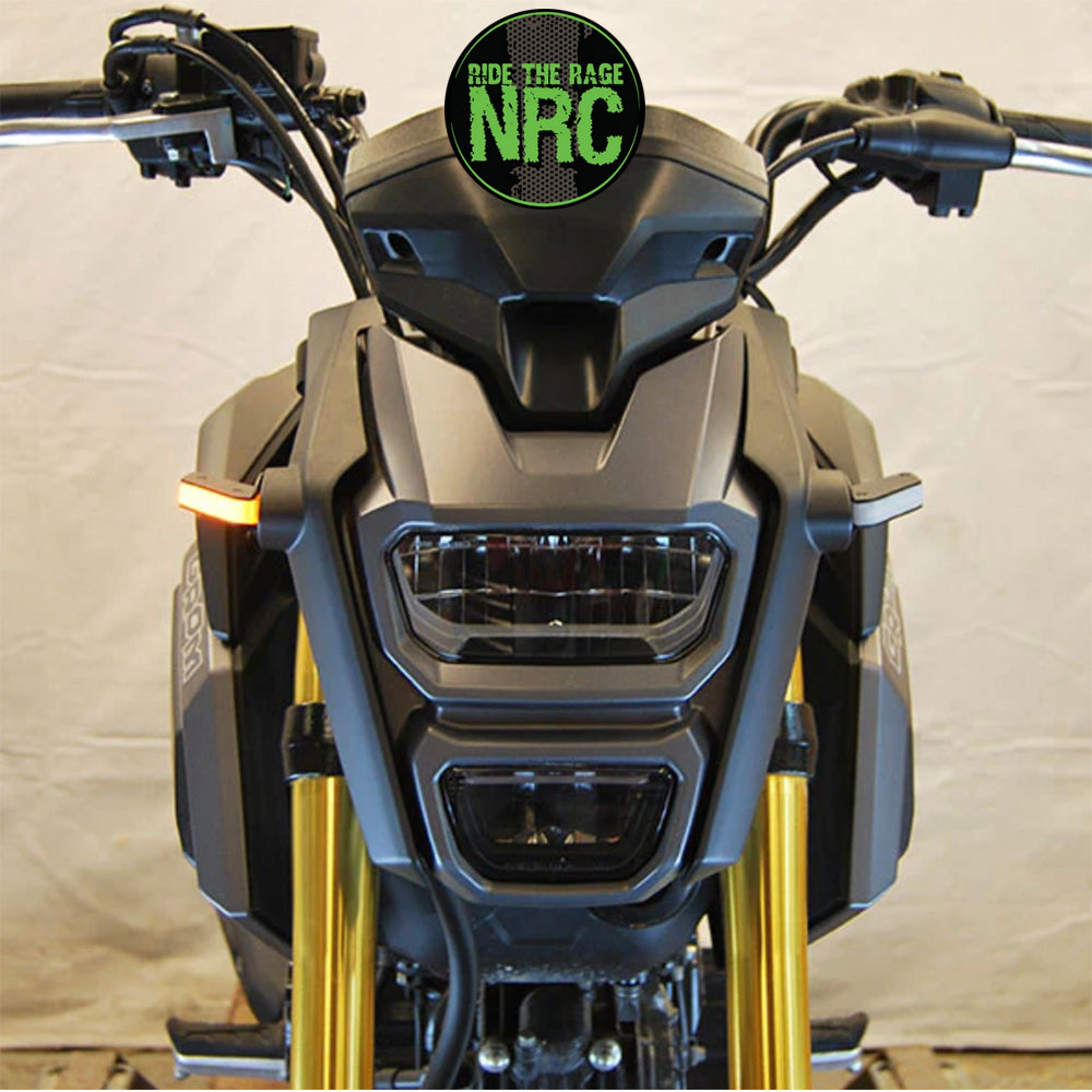2017年から現行年式モデル ホンダ グロム用 NRC ニューレイジサイクル LEDフロントターンシグナルキット HONDA GROM FRONT SIGNALS (2013-2020) (送料無料)