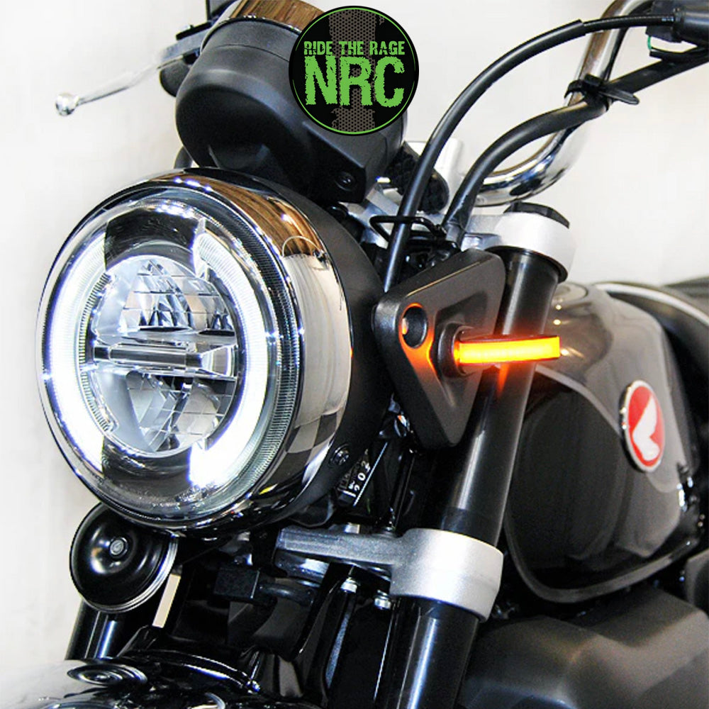 2018年から現行年式モデル ホンダ モンキー125 用 NRC ニューレイジサイクル LEDフロントターンシグナルキット HONDA MONKEY FRONT TURN SIGNALS (2018 - PRESENT) (送料無料)