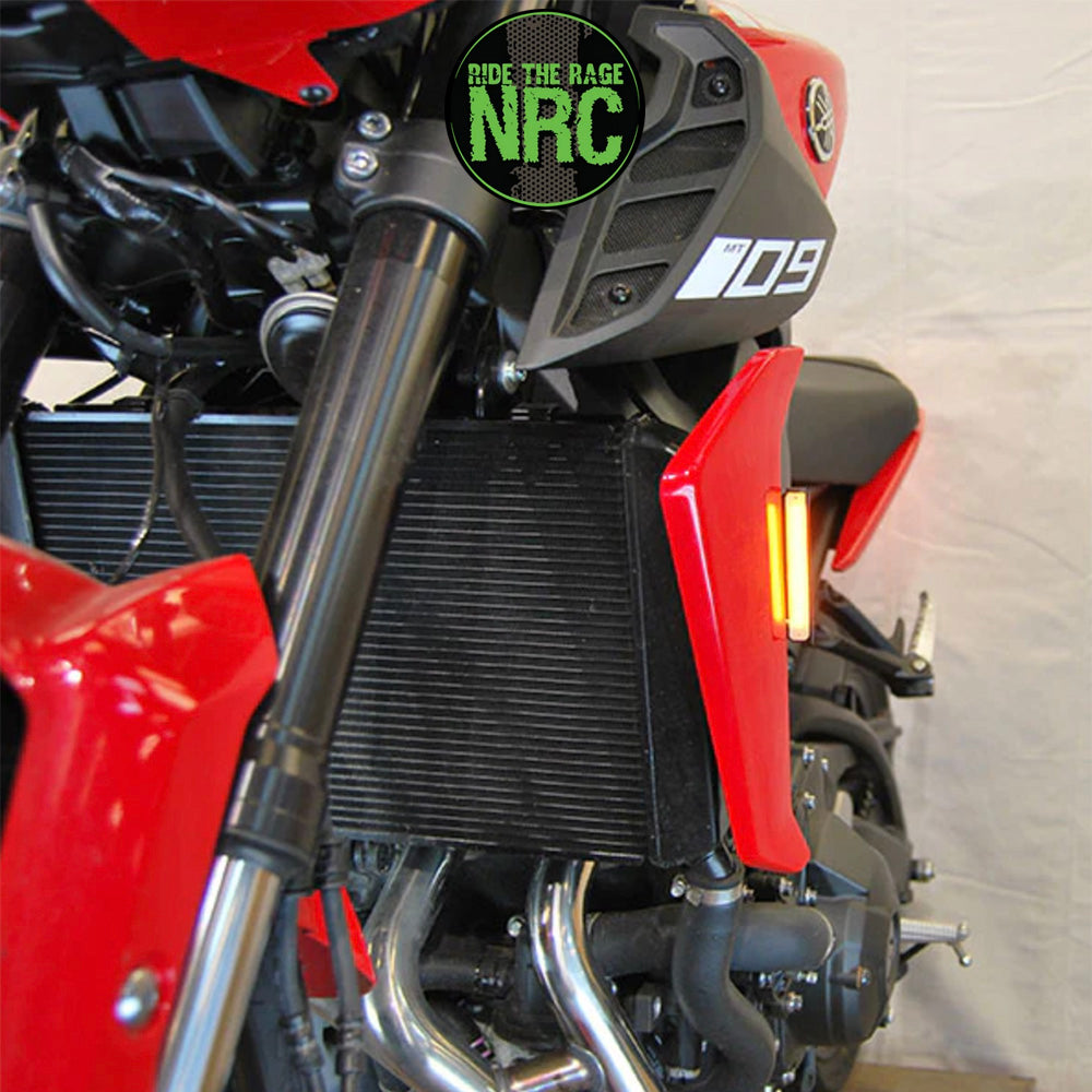 2017年から2020年式モデル ヤマハ MT-09用 NRC ニューレイジサイクル LEDフロントターンシグナルキット YAMAHA MT-09 FRONT TURN SIGNALS (2017-2020) (送料無料)