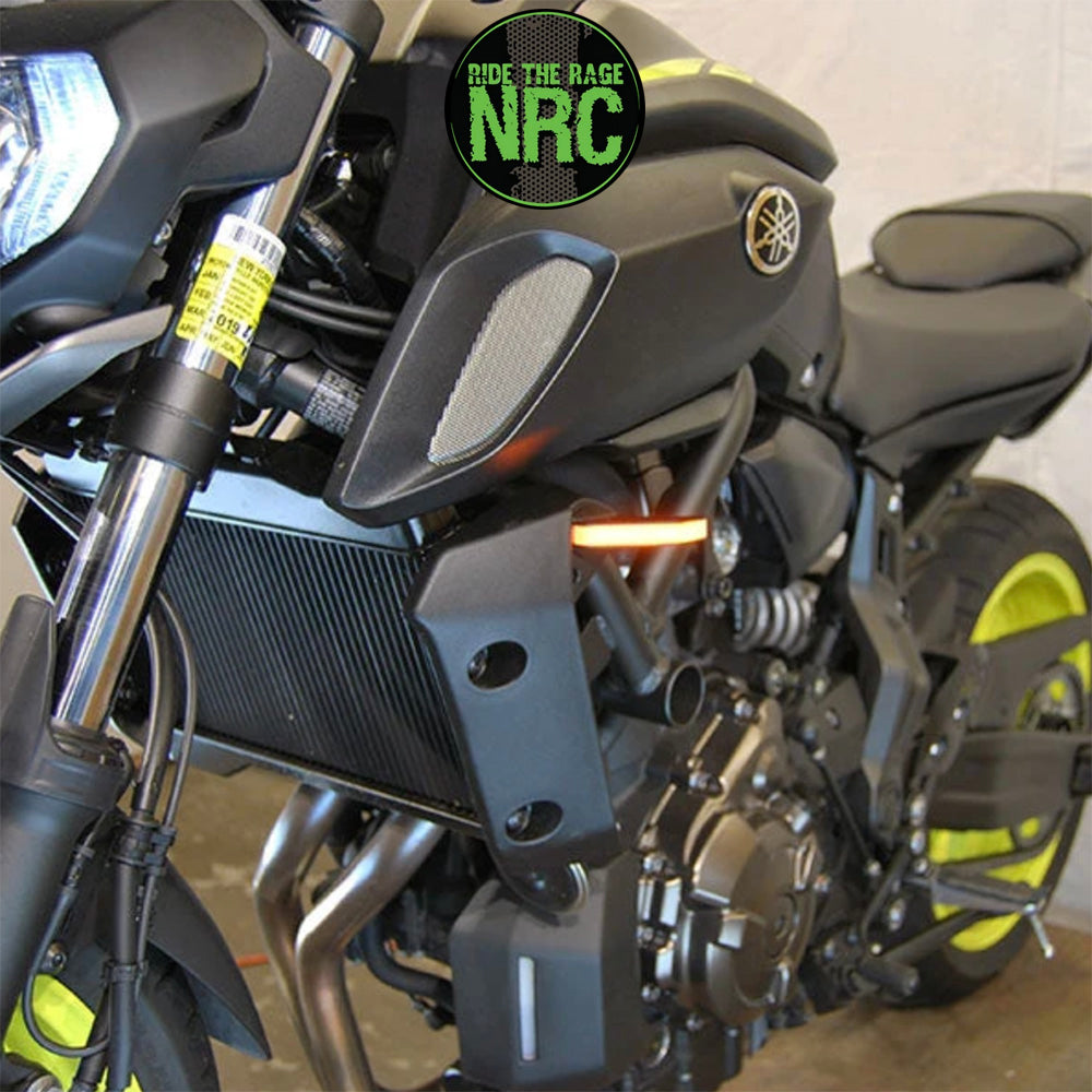 2018年から2020年式モデル ヤマハ MT-07用 NRC ニューレイジサイクル LEDフロントターンシグナルキット YAMAHA MT-07 FRONT TURN SIGNALS (2018 - 2024) (送料無料)