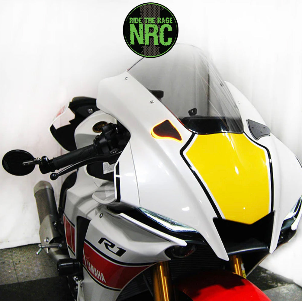 2020年から現行年式モデル ヤマハ YZF-R1用 NRC ニューレイジサイクル LEDフロントターンシグナルキット YAMAHA R1 MIRROR BLOCK OFF TURN SIGNALS (2020-PRESENT) (送料無料)