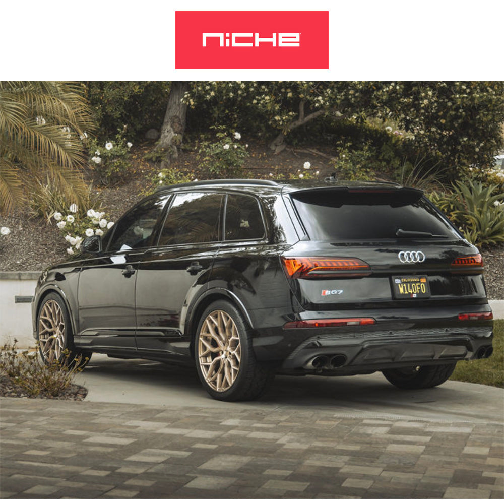 テスラモデルY用 ニッチ マザンティ 19x9.5J ET 35 フロント、リア ブロンズブラッシュド ホイール4本セット Niche MAZZANTI 19X9.5 5X4.5 72 BZBR 35MM (消費税、送料込み)