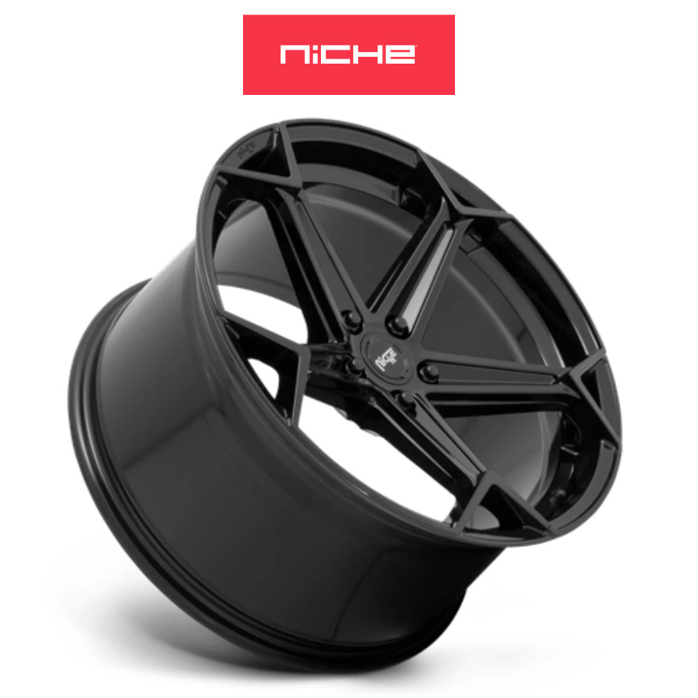 BMW X5用 ニッチ アロー 20x9J グロスブラック ホイール4本セット Niche Arrow M258 20X9 5X112 G-BLK 38MM (送料無料)