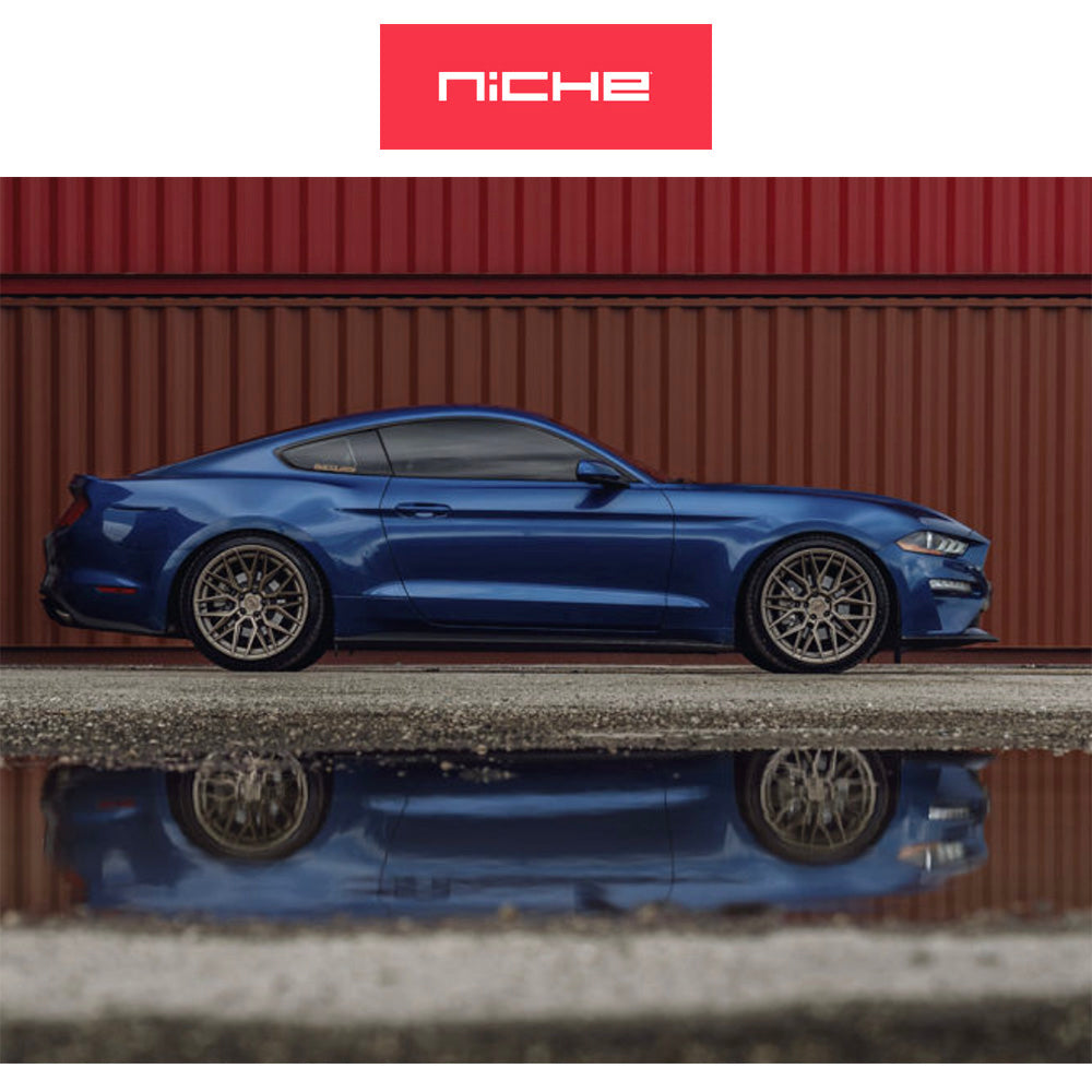 ホンダ シビック タイプR(Honda Civic Type-R)用 ニッチ ガマ 19x8.5J ET 35 フロント&リア マットブロンズ ホイール4本セット Niche GAMMA 19X8.5 5X120 72 ZD +35 (消費税、送料込み)