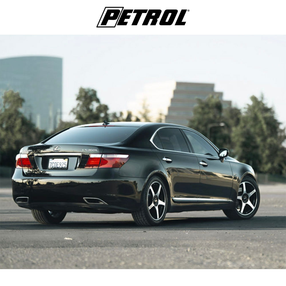 テスラモデル3用 ペトロール P2E 18x8J ET 40 フロント、リア グロスブラック マシニング加工済みフェイス ホイール4本セット Petrol P2E 18X8 5X4.25/4.5 72 +40 G-BLK MCH-FC (消費税、送料込み)