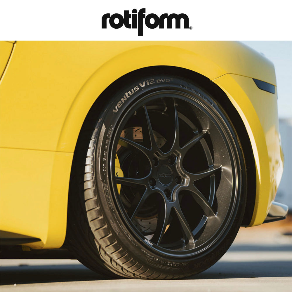 日産 フェアレディZ (Nissan Z)用 ロティフォーム LTN-J 19X9.5J ET20 フロント、19X10.5J ET40 リア マットブラックホイール4本セット Rotiform LTN-J 19X9.5 5X4.5 72 +20 M-BLK / LTN-J 19X10.5 5X4.5 72 +40 M-BLK (消費税、送料込み)