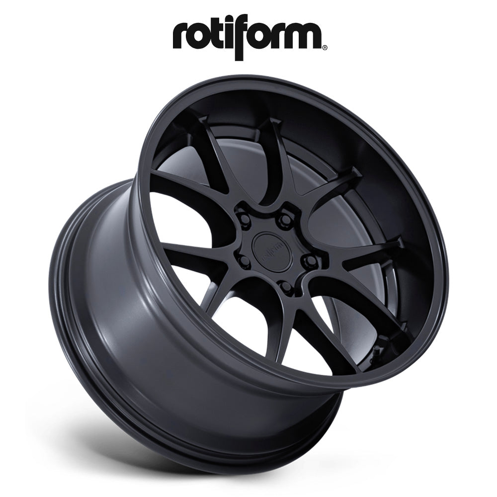 日産 フェアレディZ (Nissan Z)用 ロティフォーム LTN-J 19X9.5J ET20 フロント、19X10.5J ET40 リア マットブラックホイール4本セット Rotiform LTN-J 19X9.5 5X4.5 72 +20 M-BLK / LTN-J 19X10.5 5X4.5 72 +40 M-BLK (消費税、送料込み)