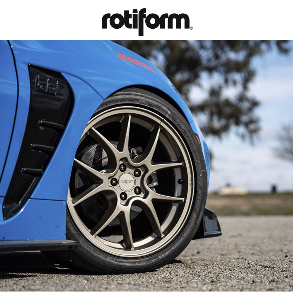 トヨタ GR86 (Toyota GR86)用 ロティフォーム LTN-J 18x9.5J ET 38 フロント、リア マットシルバーホイール4本セット Rotiform LTN-J 18X9.5 5X100 56 +38 M-SLV (消費税、送料込み)