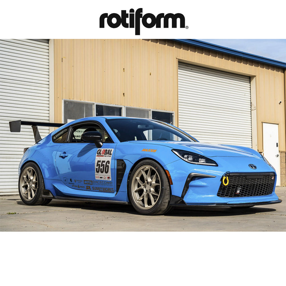 トヨタ GR86 (Toyota GR86)用 ロティフォーム LTN-J 18x9.5J ET 38 フロント、リア マットシルバーホイール4本セット Rotiform LTN-J 18X9.5 5X100 56 +38 M-SLV (消費税、送料込み)