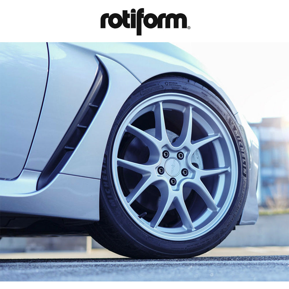 ホンダ シビック タイプR(Honda Civic Type-R)用 ロティフォーム LTN-J 18x8.5J ET 35 フロント&リア マットシルバー ホイール4本セット Rotiform LTN-J 18X8.5 5X120 74 +35 M-SLV (消費税、送料込み)