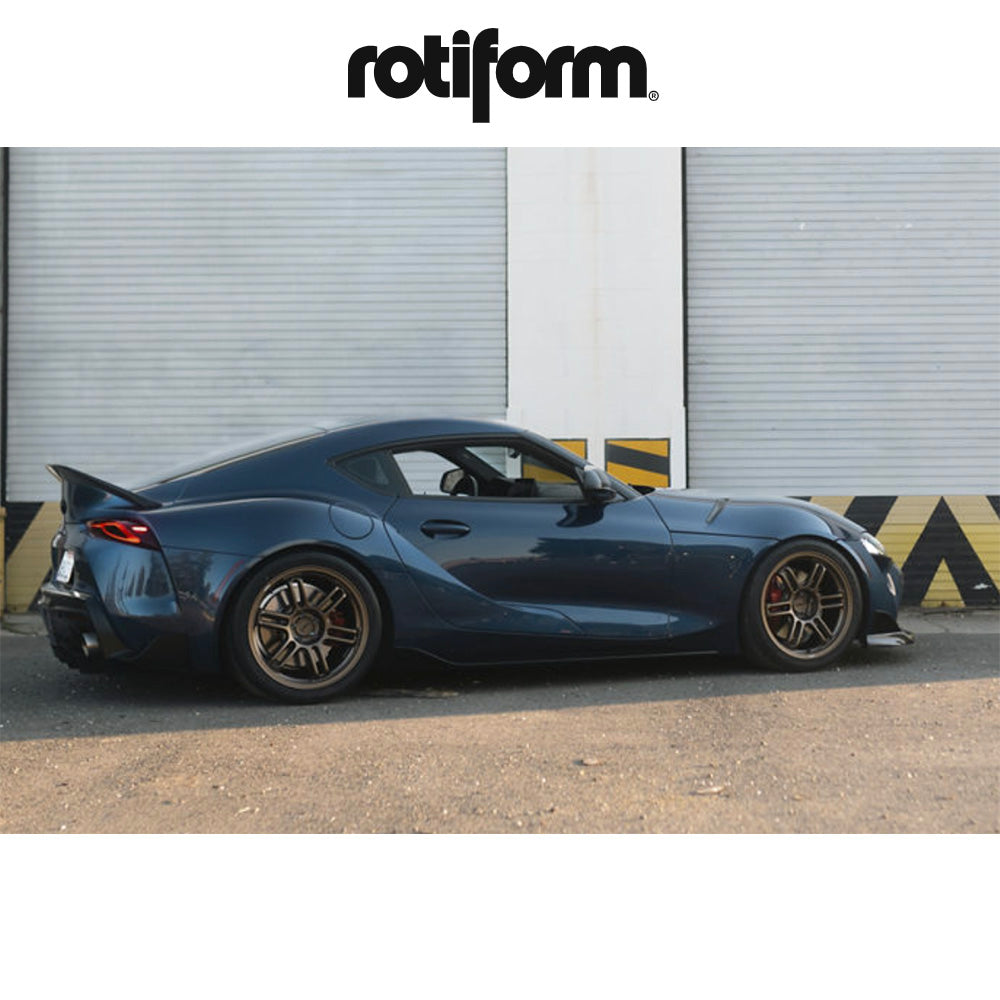 トヨタ GRスープラ用 ロティフォーム RPS 19x8.5J ET 25 フロント 19x10.5J ET 35 リア マットシルバー/ダイヤモンドカット ホイール4本セット Rotiform RPS 19X8.5 5X112 66 +25 SLV DC-LP / RPS 19X10.5 5X112 66 +35 SLV DC-LP (消費税、送料込み)