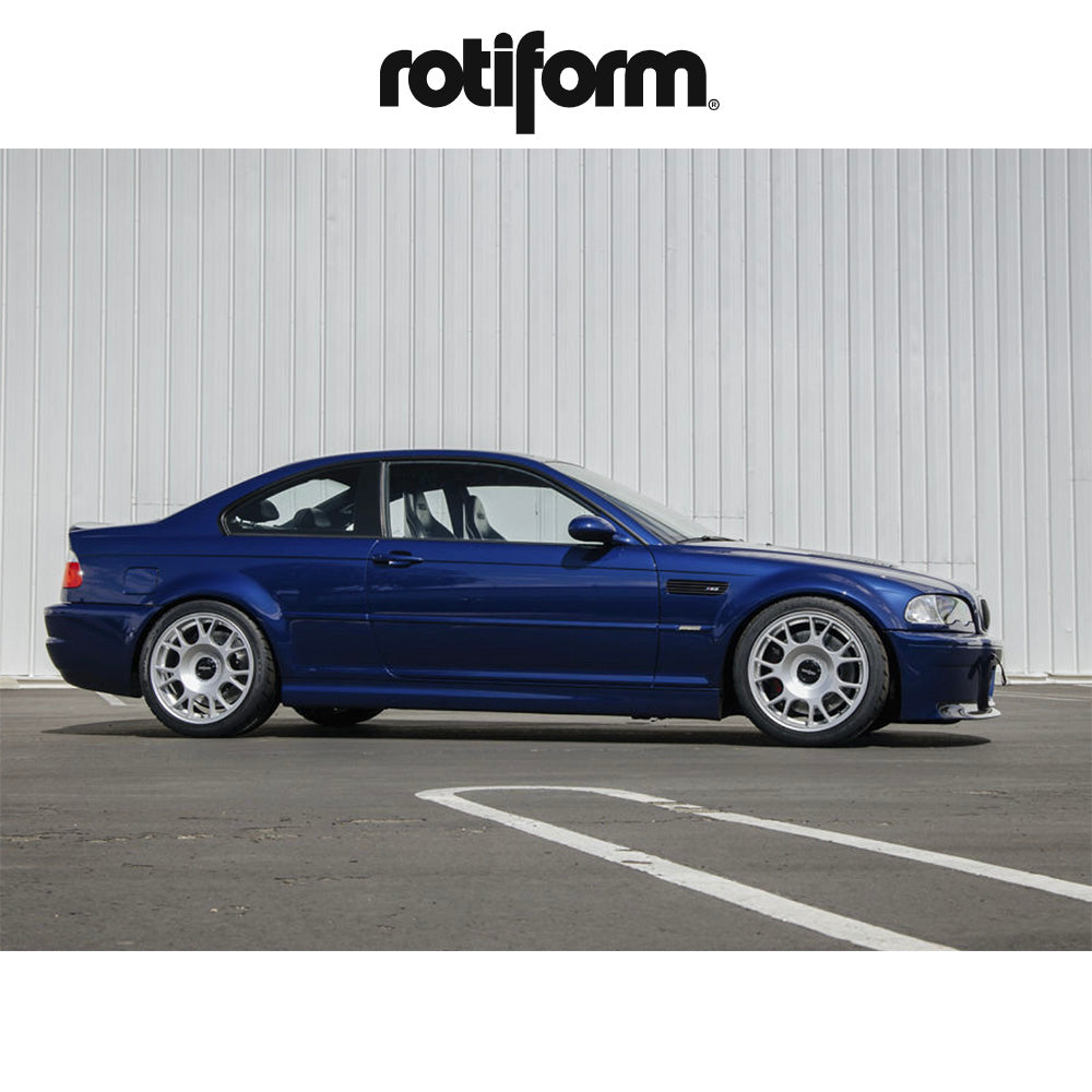 BMW M3用 ロティフォーム TUF-R 18x8.5J ET 45 フロント、18x9.5J ET 38 リア サテンシルバー ホイール4本セット Rotiform TUF-R 18X8.5 5X4.25/120 72 SS 45MM / TUF-R 18X9.5 5X4.25/120 72 SS 38MM (消費税、送料込み)