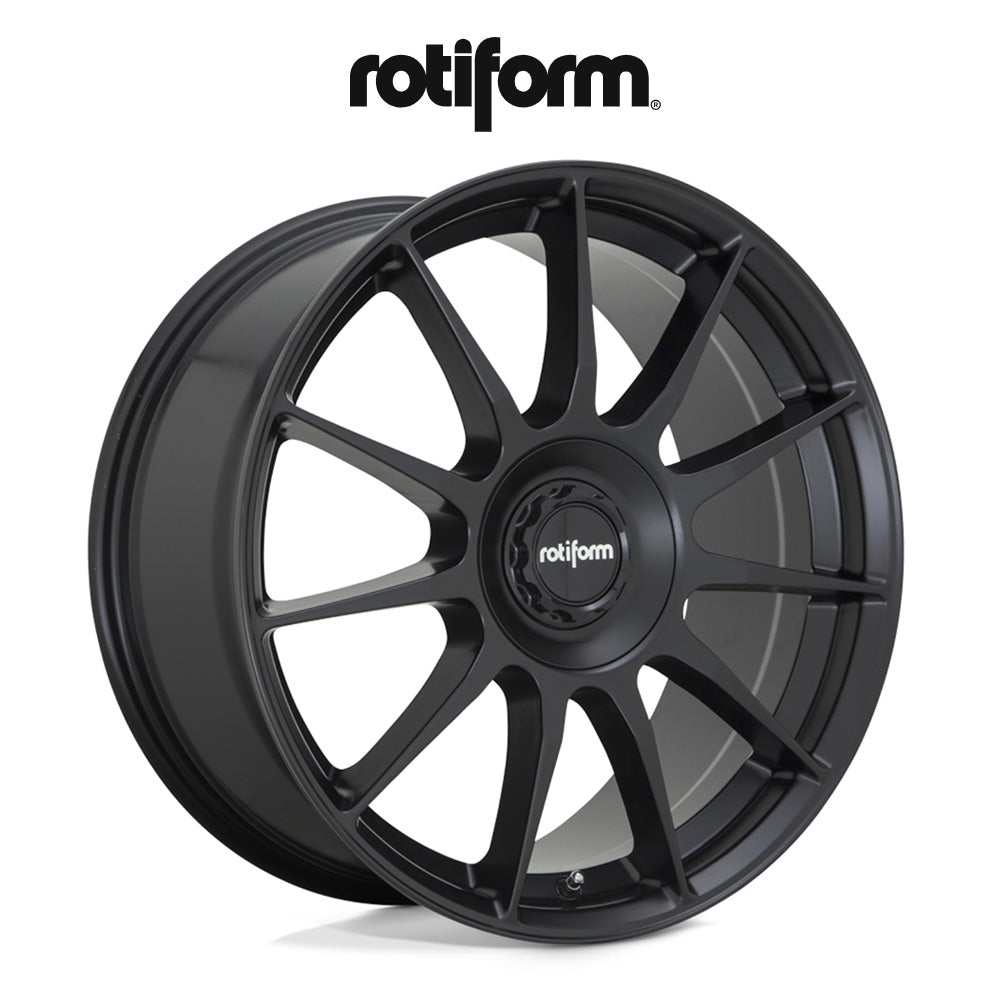 ビー・エム・ダブリュー 4シリーズ(BMW 4 Series)用 ロティフォーム DTM 19x8.5J サテンブラック ホイール4本セット Rotiform DTM R168 19X8.5 5X112/120 S-BLK 35MM (送料無料)