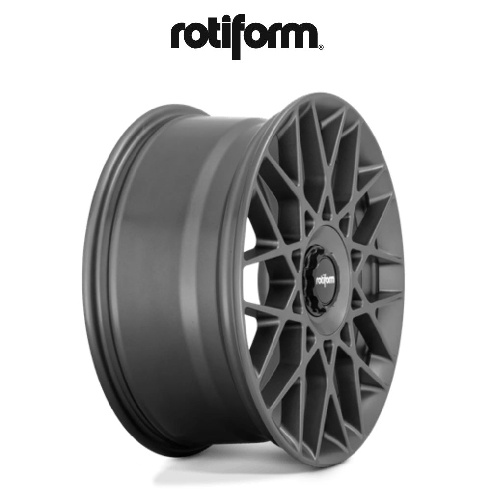 テスラ モデル3 (TESLA Model 3)用 ロティフォーム BLQ-C 19x8.5J アンスラサイト ホイール4本セット Rotiform BLQ-C R166 19X8.5 5X4.25/4.5 ANTHRACITE 35MM (送料無料)