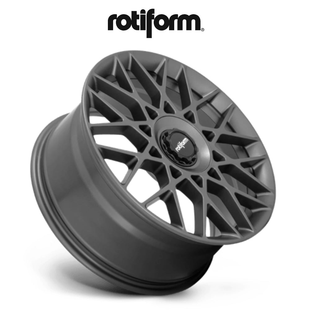 テスラ モデル3 (TESLA Model 3)用 ロティフォーム BLQ-C 19x8.5J アンスラサイト ホイール4本セット Rotiform BLQ-C R166 19X8.5 5X4.25/4.5 ANTHRACITE 35MM (送料無料)