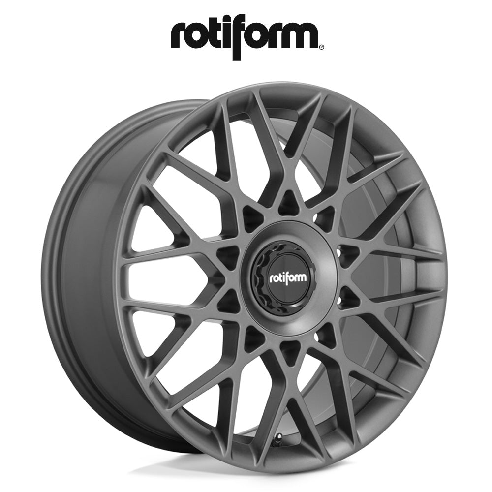 テスラ モデル3 (TESLA Model 3)用 ロティフォーム BLQ-C 19x8.5J アンスラサイト ホイール4本セット Rotiform BLQ-C R166 19X8.5 5X4.25/4.5 ANTHRACITE 35MM (送料無料)
