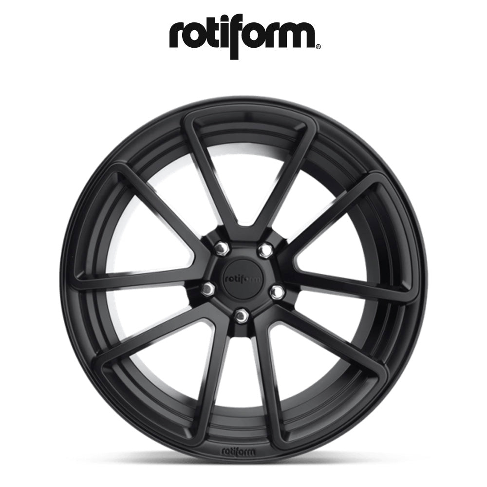 テスラ モデル3 (TESLA Model 3)用 ロティフォーム SPF 19x8.5J マットブラック ホイール4本セット Rotiform SPF R122 19X8.5 5X4.5 MT-BLK 38MM (送料無料)
