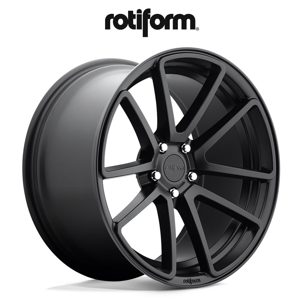 テスラ モデル3 (TESLA Model 3)用 ロティフォーム SPF 19x8.5J マットブラック ホイール4本セット Rotiform SPF R122 19X8.5 5X4.5 MT-BLK 38MM (送料無料)