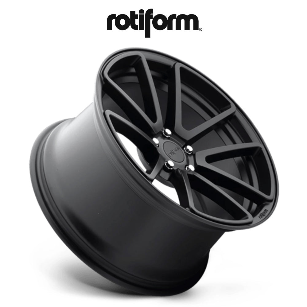 テスラ モデル3 (TESLA Model 3)用 ロティフォーム SPF 19x8.5J マットブラック ホイール4本セット Rotiform SPF R122 19X8.5 5X4.5 MT-BLK 38MM (送料無料)
