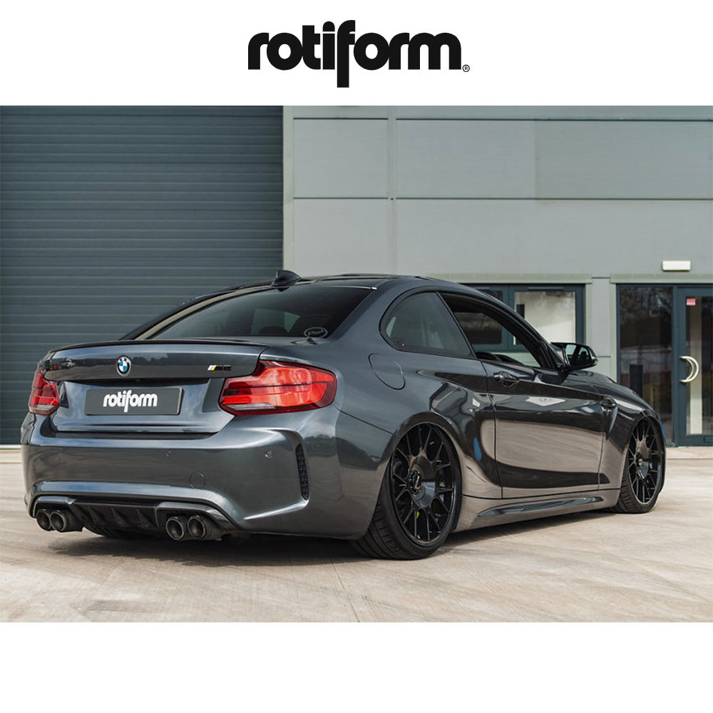 ホンダ シビック タイプR(Honda Civic Type-R)用 ロティフォーム TUF-R 18x9.5J ET 38 フロント&リア グロスブラック ホイール4本セット Rotiform TUF-R 18X9.5 5X4.25/120 72 BL 38MM (消費税、送料込み)