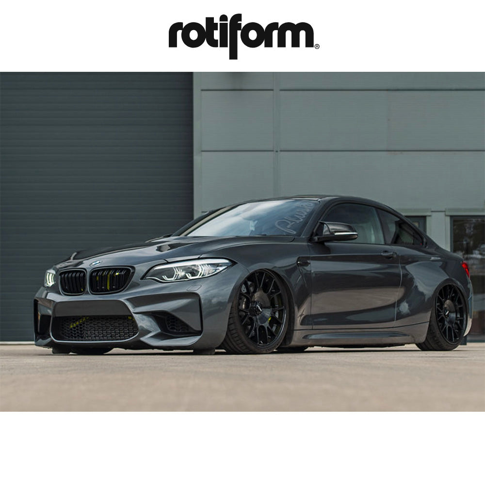 ホンダ シビック タイプR(Honda Civic Type-R)用 ロティフォーム TUF-R 18x9.5J ET 38 フロント&リア グロスブラック ホイール4本セット Rotiform TUF-R 18X9.5 5X4.25/120 72 BL 38MM (送料無料)