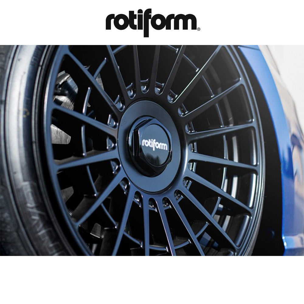 マツダ ロードスターRF(Mazda MX-5 Miata)用 ロティフォーム LAS-R 18x8.5J ET 35 フロント&リア マットブラック ホイール4本セット Rotiform 18X8.5 LAS-R 4X100 4X108 BD 35 70 (送料無料)