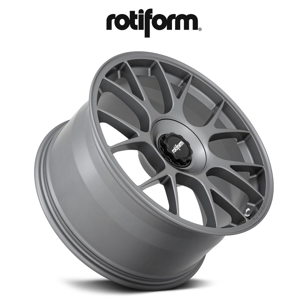 テスラ モデル3 (TESLA Model 3)用 ロティフォーム TUF 20x9.5J サテンチタニウム 鍛造モノブロックホイール4本セット Rotiform TUF R903 20X9.5 5X4.5 S-TITAN 35MM (送料無料)