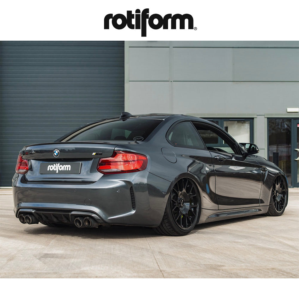 BMW M2用 ロティフォーム TUF-R 20x8.5J ET 35 フロント、20x10.5J ET 40 リア サテンシルバー ホイール4本セット Rotiform TUF-R 20X8.5 5X4.25/120 72 SS 35MM / TUF-R 20X10.5 5X4.25/120 72 SS 40MM (消費税、送料込み)