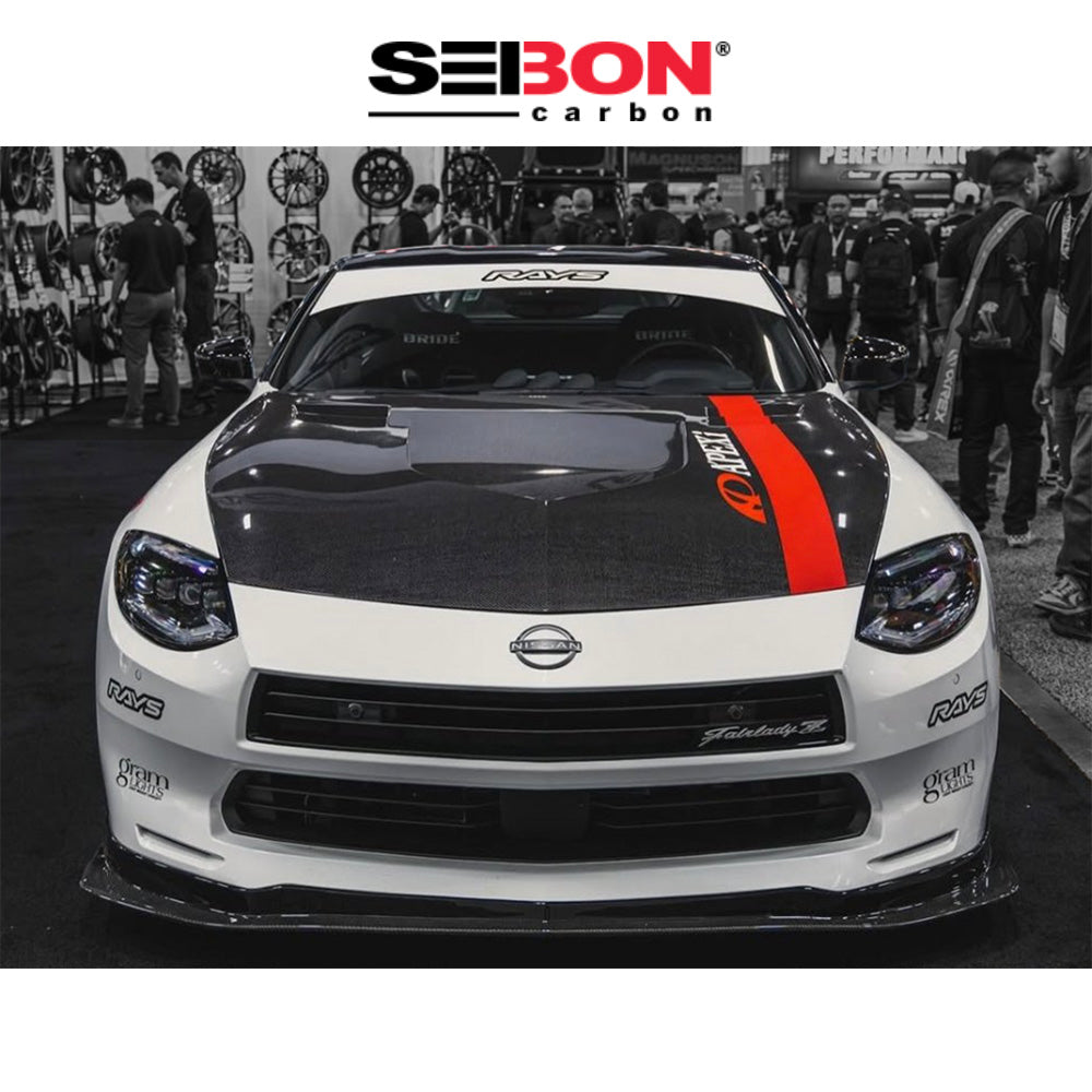 2023-2025年式 日産 フェアレディ Z ヘリテージエディション用 セイボンカーボン カーボンファイバー製フロントリップ Seibon Carbon Carbon Fiber Front Lip For 2023-2025 Nissan Z Heritage Edition (消費税、送料込み)