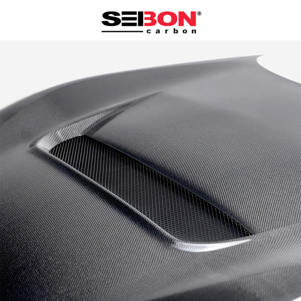 2016-2025年式 マツダ ロードスター用 セイボンカーボン VSスタイル カーボンファイバー製ボンネット Seibon Carbon VS-Style Carbon Fiber Hood For 2016-2025 Mazda Miata / Miata RF (消費税、送料込み)
