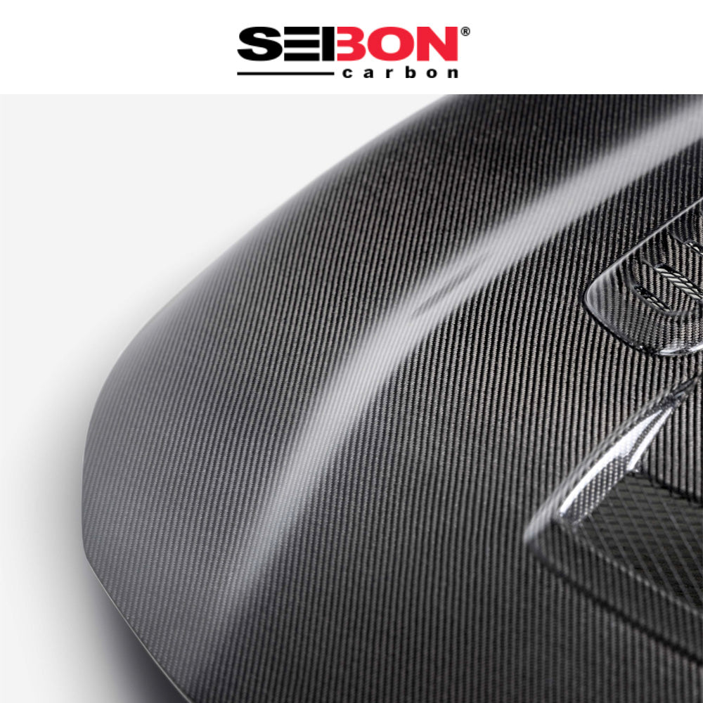 2023-2025年式トヨタ GRカローラ用 セイボンカーボン VSスタイル カーボンファイバー製ボンネット Seibon Carbon VS-Style Double-Sided Carbon Fiber Hood For 2023-2025 Toyota GR Corolla (消費税、送料込み)