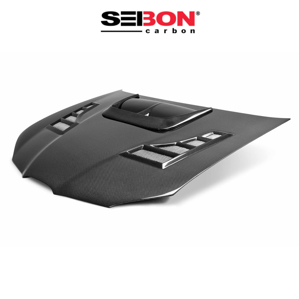 2006-2007年式 スバル WRX STI 用 セイボンカーボン CWスタイル カーボンファイバー製ボンネット Seibon Carbon CW-Style Carbon Fiber Hood For 2006-2007 Subaru Impreza/WRX/STi (消費税、送料込み)