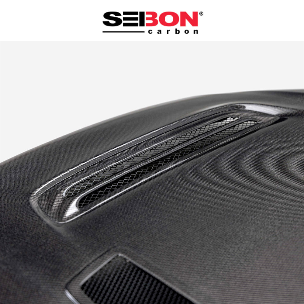 2023-2025年式 ホンダ シビック タイプR用 セイボンカーボン GTスタイル両面カーボンファイバーボンネット GT-Style Double Sided Carbon Fiber Hood For 2023-2025 Honda Civic Type R (送料無料)