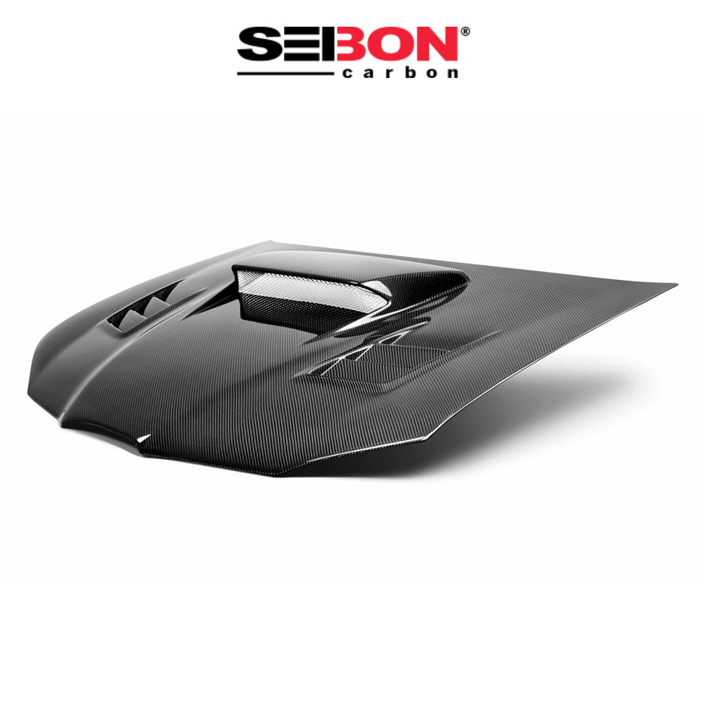 2006-2007年式 スバル WRX STI 用 セイボンカーボン CW2スタイル カーボンファイバー製ボンネット Seibon Carbon CWII-Style Carbon Fiber Hood For 2006-2007 Subaru Impreza/WRX/STi (消費税、送料込み)